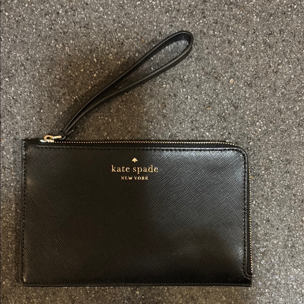 Kate Spade Black Wristlet